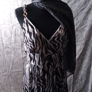 Jennifer Lopez Flowy Maxi Dress